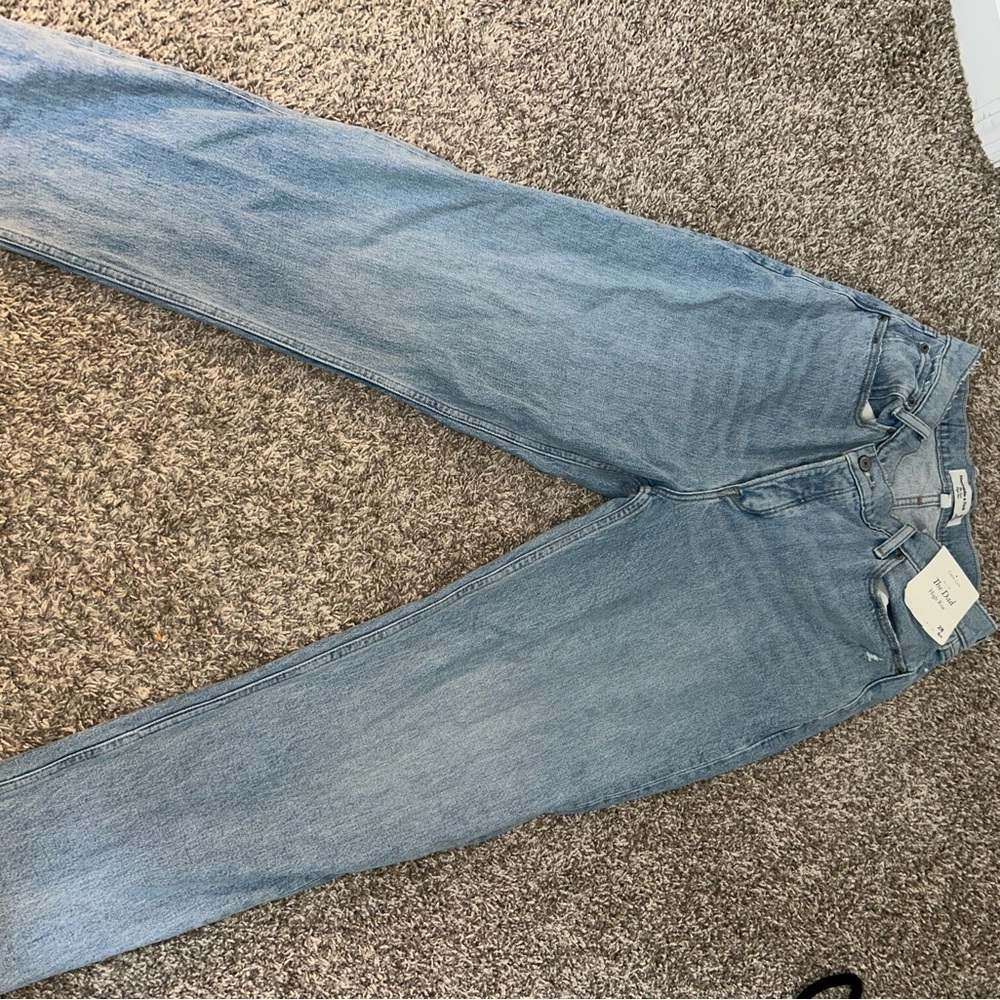 Abercrombie & Fitch Light Blue Boyfriend Jeans